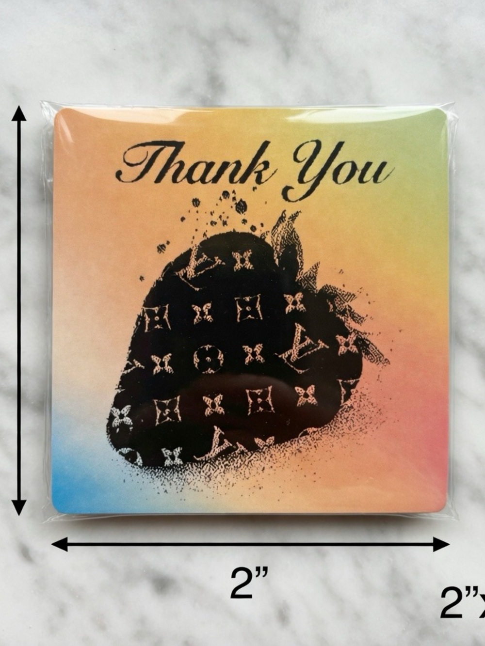 Thank You Strawberry Stickers 100ct. - Picture 3 of 4